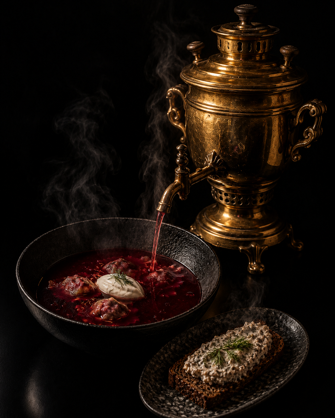 Борщ из самовара